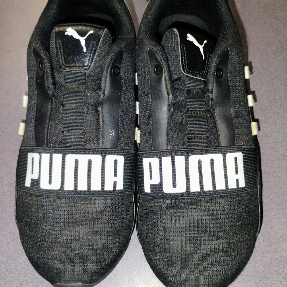 Puma Boy's Black Sneakers